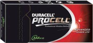  DURACELL PROCELL 3A 10 PACK