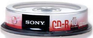 SONY CD-R 700MB 10CDQ80SP 10 CAKEBOX