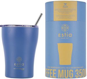   ESTIA SAVE THE AEGEAN COFFEE MUG DENIM BLUE (350ML)
