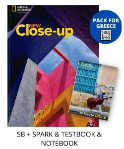 NEW CLOSE-UP A2 PACK FOR GREECE (STUDENTS BOOK - SPARK-TESTBOOK-NOTEBOOK)
