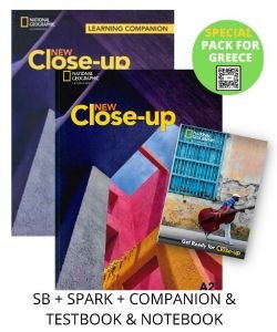NEW CLOSE UP A2 SPECIAL PACK FOR GREECE (STUDENTS BOOK-SPARK-COMPANION-TESTBOOK-NOTEBOOK)