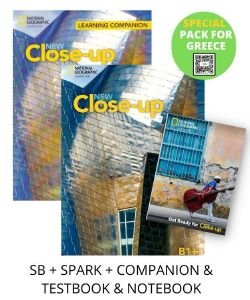 NEW CLOSE UP B1+ SPECIAL PACK FOR GREECE (STUDENTS BOOK-SPARK-COMPANION-TESTBOOK-NOTEBOOK)