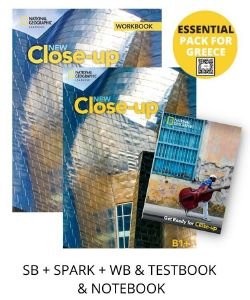 NEW CLOSE UP B1+ ESSENTIAL PACK FOR GREECE (STUDENTS BOOK-SPARK-WORKBOOK-TESTBOOK-NOTEBOOK)