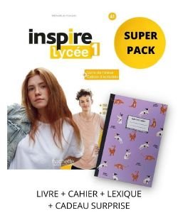 INSPIRE LYCEE 1 SUPER PACK (LIVRE + CAHIER + LEXIQUE + CADEAU SURPRISE)