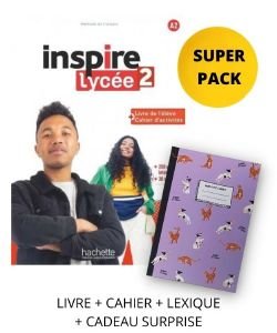 INSPIRE LYCEE 2 SUPER PACK (LIVRE + CAHIER + LEXIQUE + CADEAU SURPRISE)