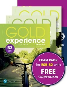 EXAM PACK ESB B2 GOLD EXPERIENCE B2 GOLD EXPERIENCE B2 STUDENTS BOOK WITH APP + WORKBOOK + COMPANION + YORK PRACTICE TEST FOR ESTUDENTS BOOK B2