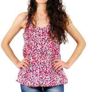 OP DKNY PRINTED SILK  COTTON TUNIC FLORAL (M)