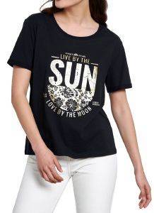 T-SHIRT FUNKY BUDDHA GRAPHIC LIVE BY THE SUN FBL003-137-04 