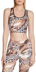 TOP GUESS ADRIANNA ANIMALIER ACTIVE V3RP18KBIL2 LEOPARD PRINT 
