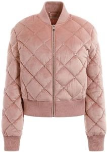  GUESS EVA QUILTED BOMBER W3YL08WFIS0 