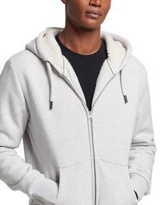 HOODIE   SUPERDRY OVIN ESSENTIAL BORG LINED M2012346A    (XXL)