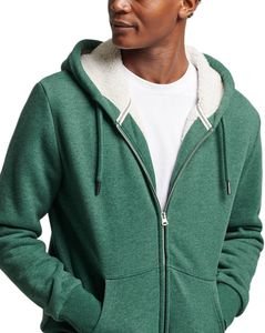 HOODIE   SUPERDRY OVIN ESSENTIAL BORG LINED M2012346A   (L)