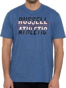  RUSSELL ATHLETIC LARGE TRACKS S/S CREWNECK TEE  (S)