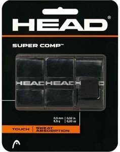  HEAD SUPER COMP TENNIS OVERGRIPS  (3)