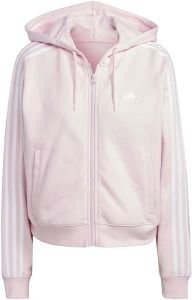  ADIDAS PERFORMANCE ESSENTIALS 3-STRIPES FRENCH TERRY BOMBER FULL-ZIP HOODIE  (XL)