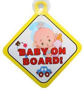  POUPY BABY ON BOARD   (.1)