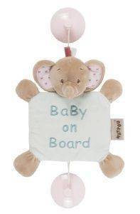  NATTOU BABY ON BOARD ROSE 23CM
