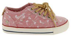  SNEAKERS WRANGLER STARRY LOW 17127 CHAMBREY/RED PALM 