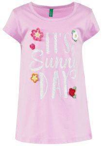 T-SHIRT BENETTON BEE FREE IT'S A SUNDAY DAY  (82 CM)-(1-2 )