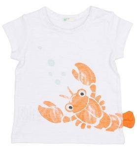 T-SHIRT BENETTON BY THE SEA  (68 CM)-(6-9 )