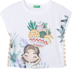 T-SHIRT BENETTON CA GIRL WITH FRUITS / (90 CM)-(2 )