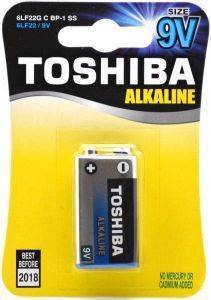 ΜΠΑΤΑΡΙΕΣ ALKALINE TOSHIBA 6LF22 9V 1ΤΕΜ