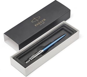  PARKER JOTTER WATERLOO BLUE C.C. BALLPOINT PEN M