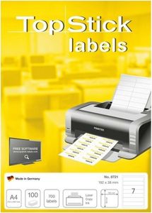  INKJET  LASER  COPY 70X29.7 100 /3000  TOPSTICK