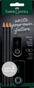  FABER CASTELL 217059 GRIP SLEEVE BLACK 2+1  , , 