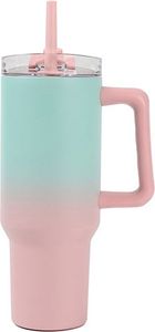   I DRINK TRAVEL MUG 1200ML PINK/GREEN