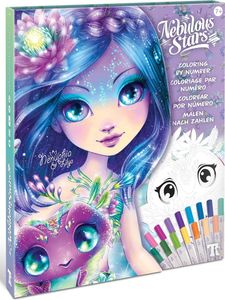 COLOR BY NUMBER BOOK SET NEBULOUS STARS