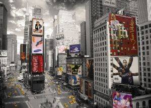 POSTER NEW YORK TIME SQUARE 2 100X140CM