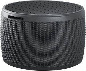    KETER CIRCA RATTAN  140LT 68X68X43.5CM