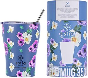   ESTIA SAVE THE AEGEAN COFFEE MUG GARDEN BLUE (350ML)
