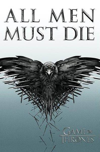 PYRAMID INTERNATIONAL POSTER GAME OF THRONES ALL MEN MUST DIE (61X91.5CM)