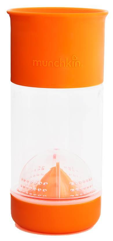 MUNCHKIN ΠΟΤΗΡΙ ΠΑΓΟΥΡΙ MUNCHKIN MIRACLE FRUIT INFUSER ΠΛΑΣΤΙΚΟ ΠΟΡΤΟΚΑΛΙ (410ML)