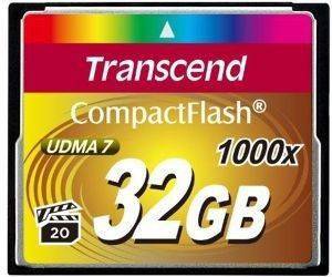TRANSCEND TS32GCF1000 32GB COMPACT FLASH CARD ULTIMATE 1000X