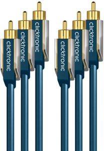 CLICKTRONIC HC400 3RCA VIDEO CABLE 2M ADVANCED