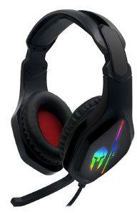 NOD IRON SOUND V2 GAMING HEADSET, WITH RUNNING RGB & ADAPTER