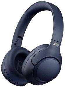QCY H3 HIGH-RES HEADSET WITH MIC ACTIVE NOISE CANCELING WITH 4 MODE ANC 60H MULTIPOINT BLUE