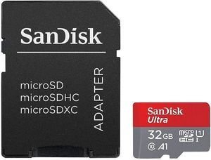 SANDISK SDSQUA4-032G-GN6TA ULTRA 32GB MICRO SDHC UHS-I CLASS 10 + SD ADAPTER