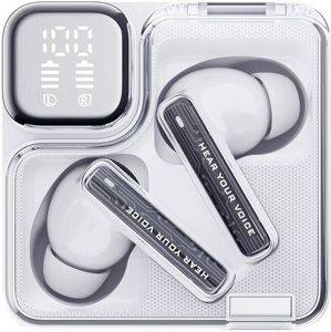 QCY MELOBUDS NEO WHITE TWS BT EARBUDS WITH LED DISPLAY