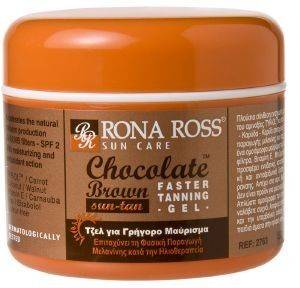  GEL RONA ROSS, CHOCOLATE BROWN SUNTAN 150ML  SPF 2