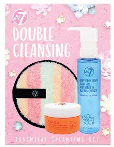   W7 DOUBLE CLEANSING ESSENTIALS GIFT SET 3TMX