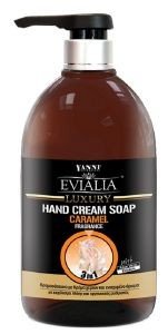 HAND CREAM SOAP EVIALIA ΚΑΡΑΜΕΛΑ 500ML