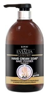 HAND CREAM SOAP EVIALIA BABY POWDER 500ML
