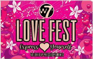 ������ ����� W7 LOVE FEST PRESSED PIGMENT PALETTE (36GR)