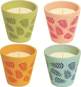  CITRONELLA UNIKER HAWAI TERRACOTA POT     (80X70MM)