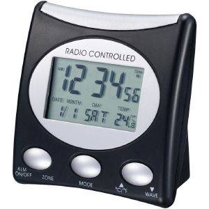 TECHNOLINE WT 221 T - RADIO CONTROLLED CLOCK BLACK