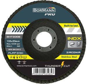   THUNDER-CUT INOX   BORMANN  BHT2008 125X22 #60 20 (035657)